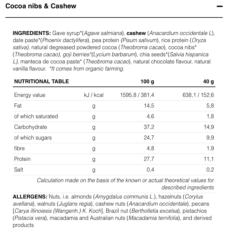 VEGAN PROTEIN BAR - Vegan Protein Bar