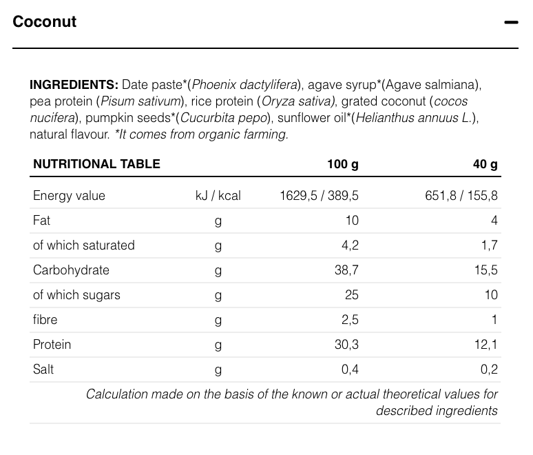 VEGAN PROTEIN BAR - Vegan Protein Bar