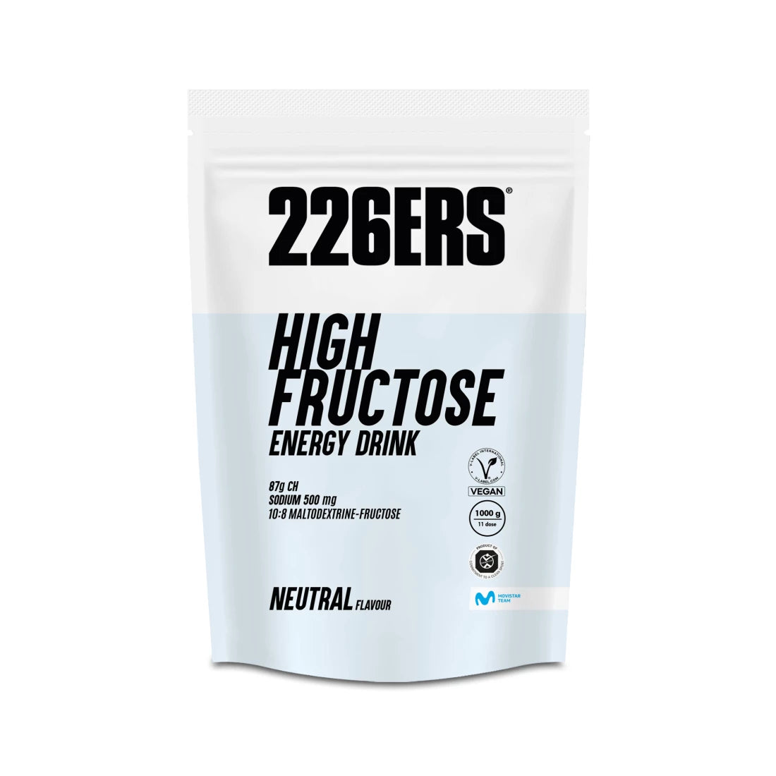 HIGH FRUCTOSE ENERGY DRINK 1kg neutral front