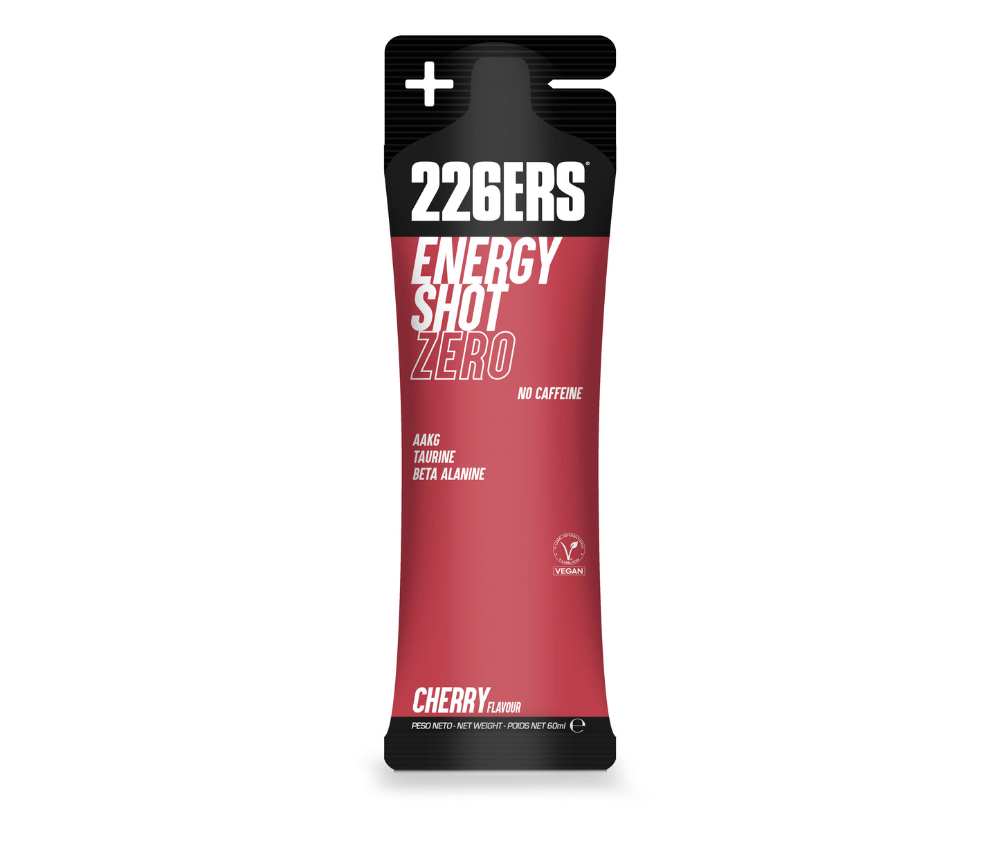 ENERGY SHOT STICK 60ml cherry front