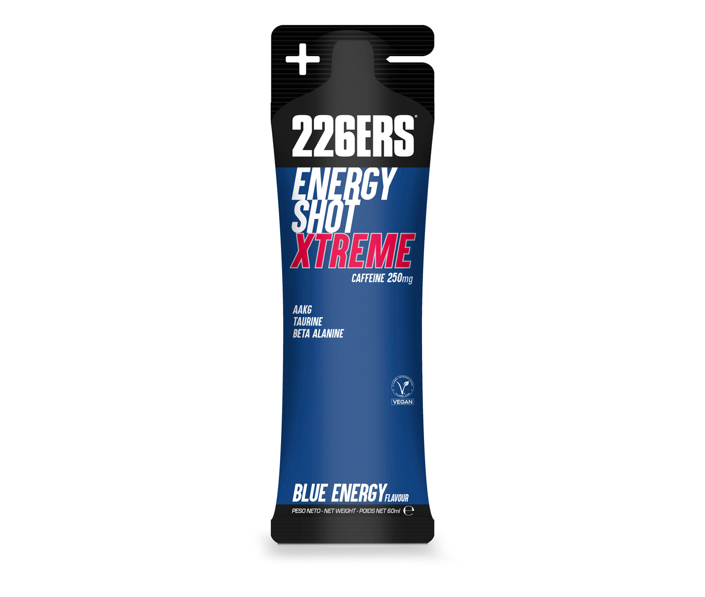 ENERGY SHOT STICK 60ml Blue energy  caffeine front 