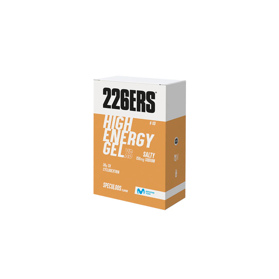 BOX - 8 HIGH ENERGY GEL XS 45g