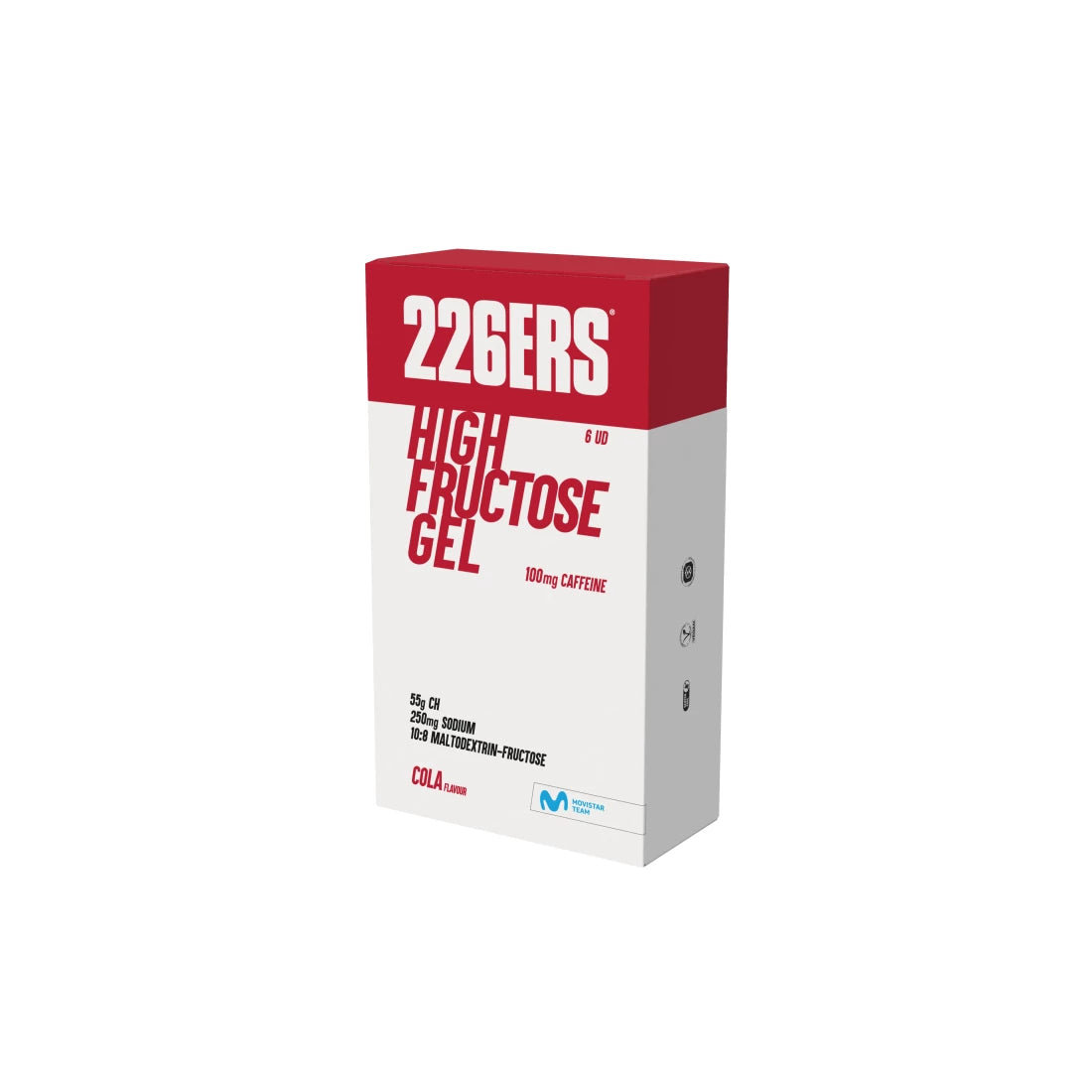 BOX - 6 HIGH FRUCTOSE GEL 80g