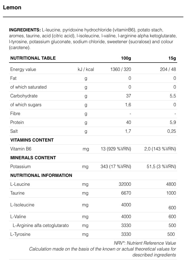 BCAA 8:1:1 - Amino Acids - 300g