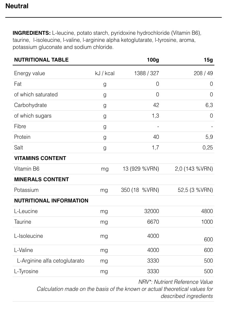 BCAA 8:1:1 - Amino Acids - 300g