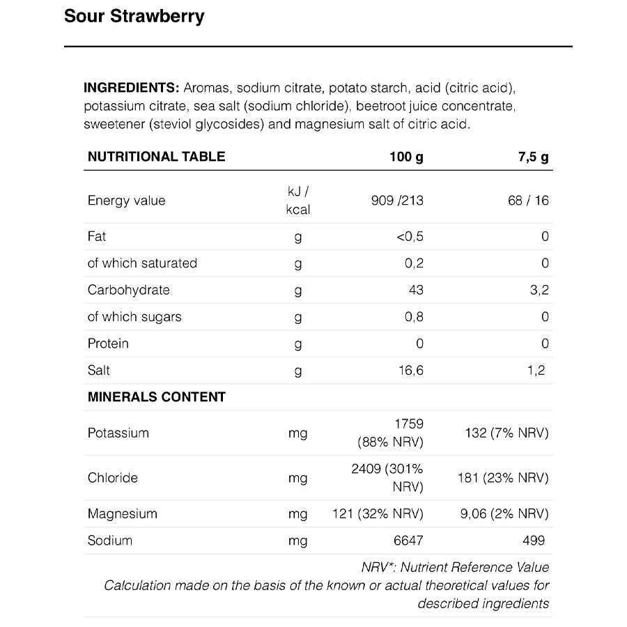 HYDRAZERO DRINK  - Hypotonic Drink - single dose 7.5g