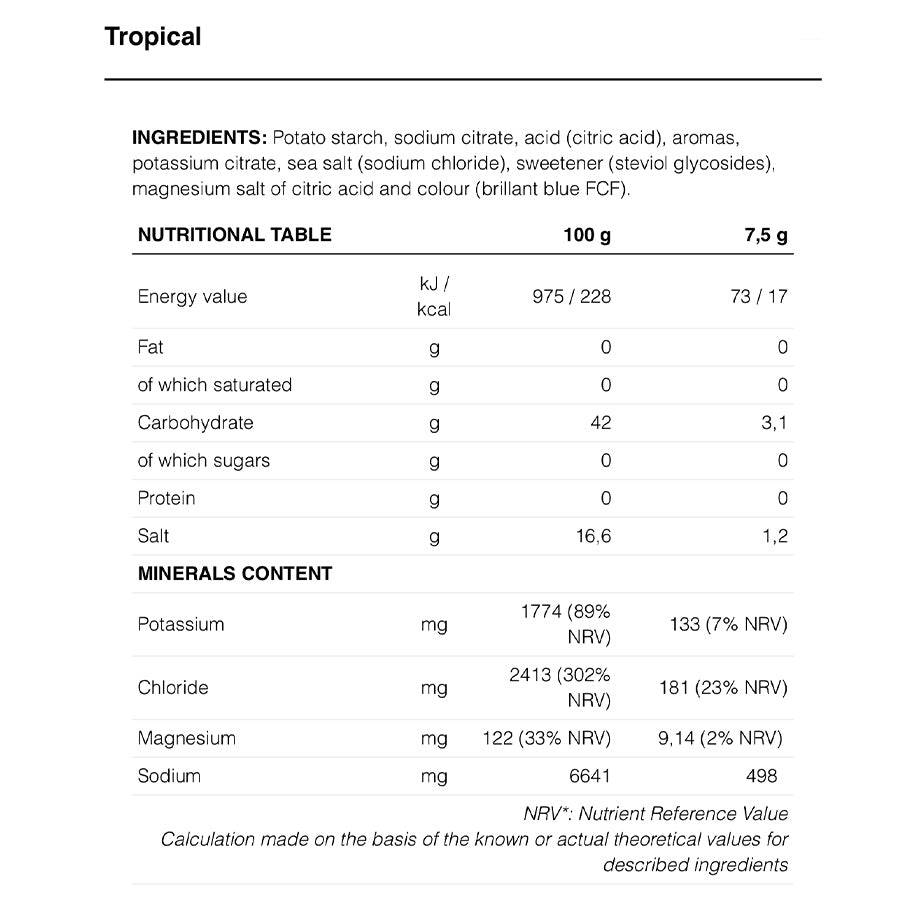 HYDRAZERO DRINK  - Hypotonic Drink - single dose 7.5g