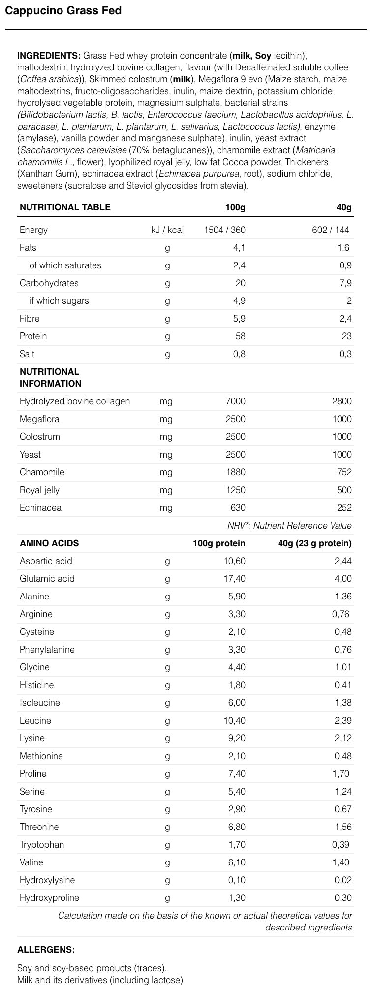 K-WEEKS IMMUNE - Protein Shake Powder