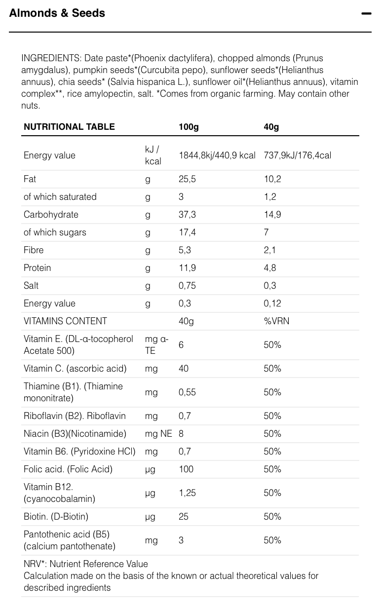 RACE DAY BAR SALTY TRAIL - Energy Bar with Sodium - 40g