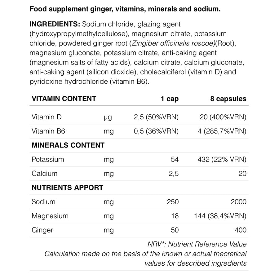 SUB9 SALTS ELECTROLYTES - 100 Capsules