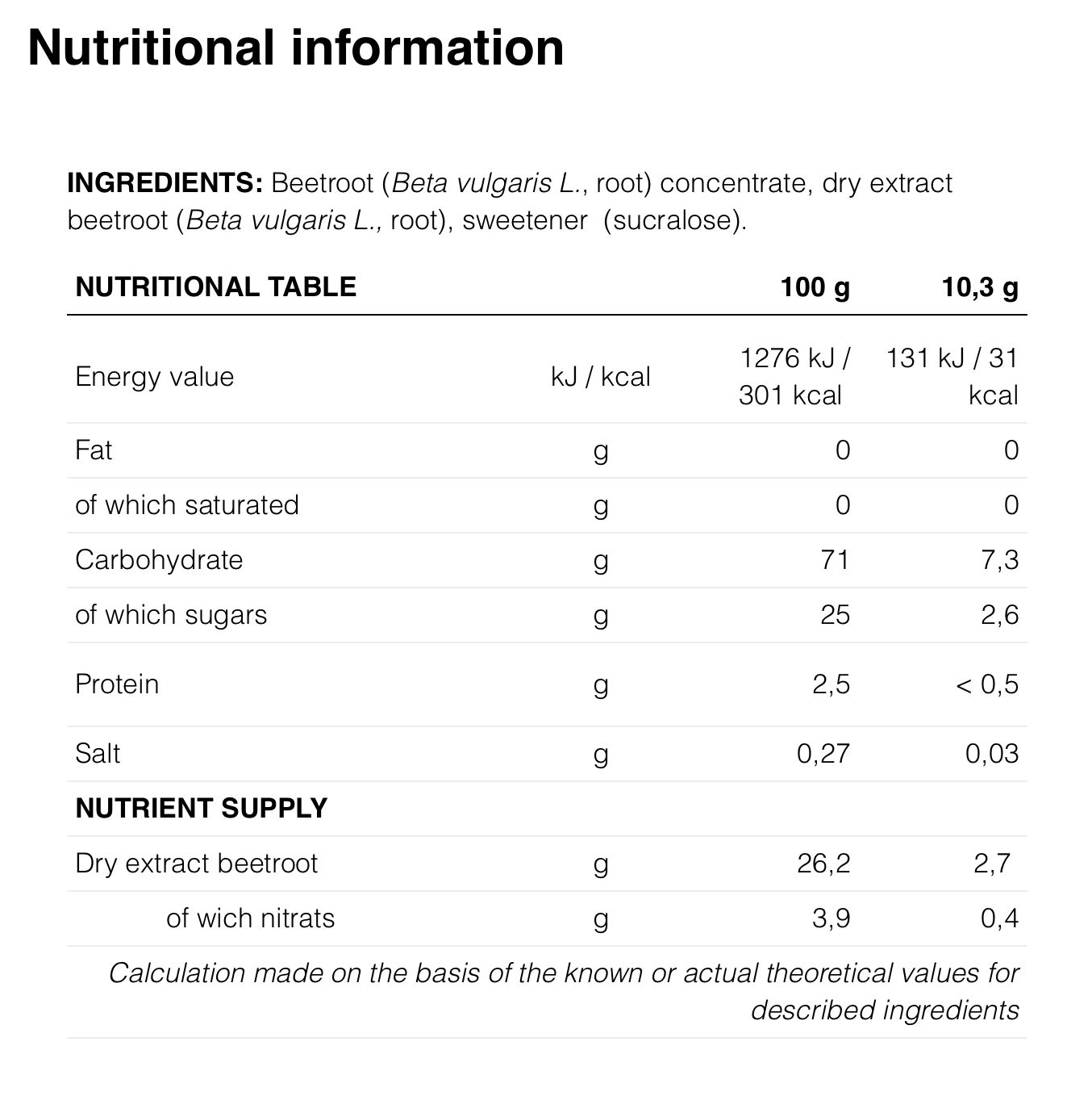 NITROPRO BEETROOT