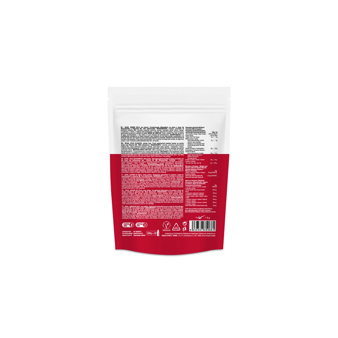 BCAA 8:1:1 - Amino Acids - 300g cola back