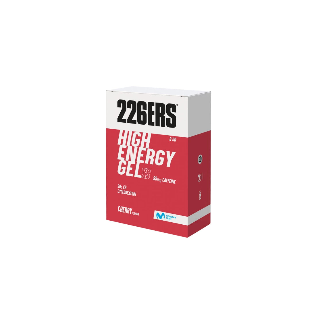 BOX - 8 HIGH ENERGY GEL XS 45g