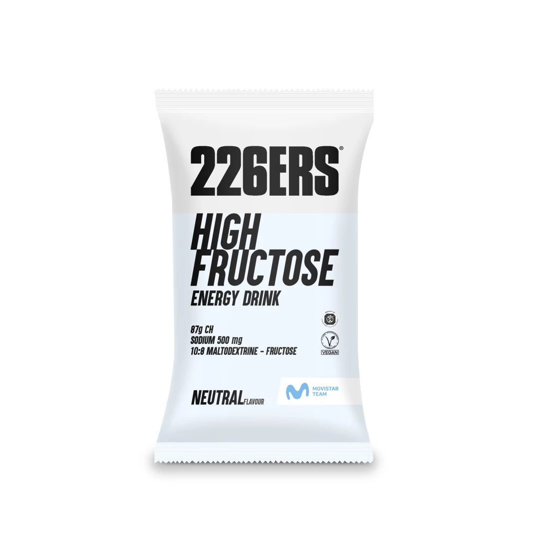 HIGH FRUCTOSE ENERGY DRINK 90g - Single Doses neutral front