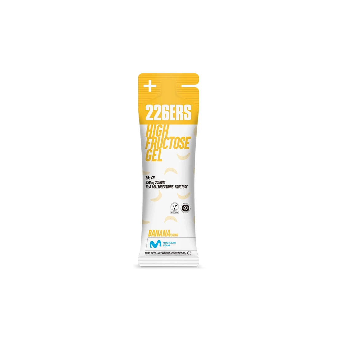 HIGH FRUCTOSE GEL - Energy Gel - 80g banana front