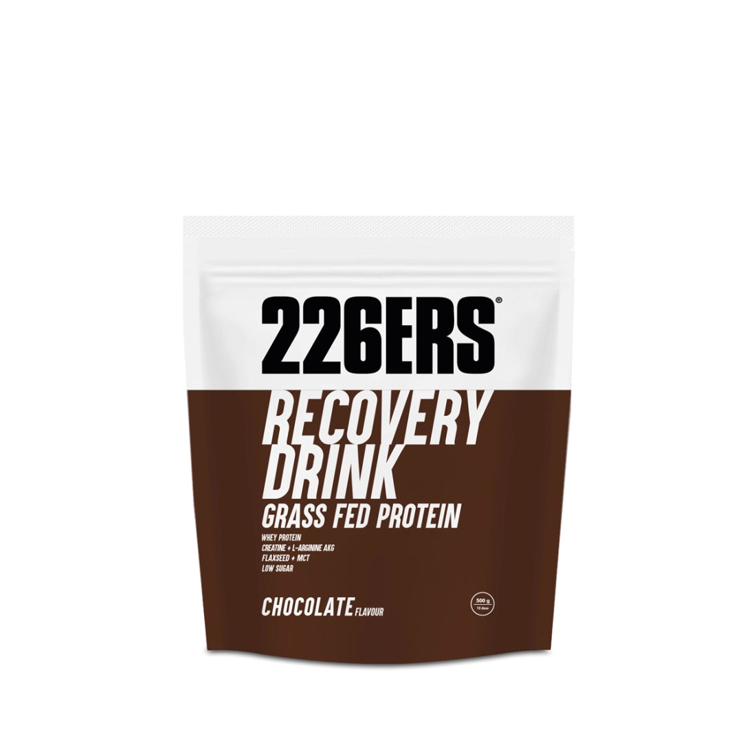 RECOVERY DRINK - Grass Fed Protein - Muscle Recovery front chocolate 500g