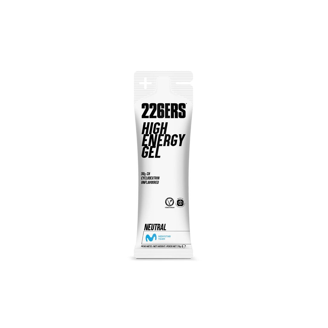 HIGH ENERGY GEL 76g - Energy Gel front neutral