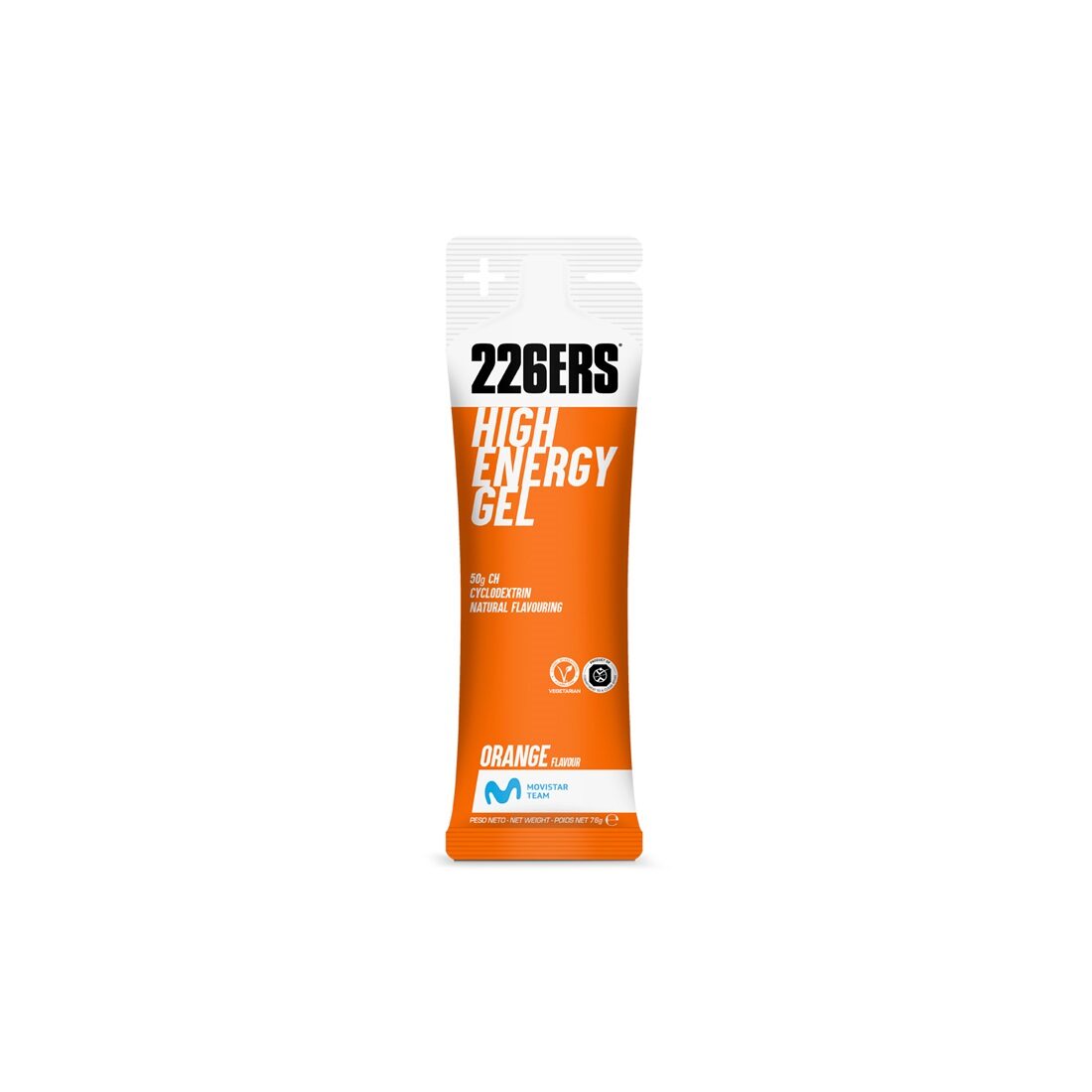 HIGH ENERGY GEL 76g - Energy Gel Orange