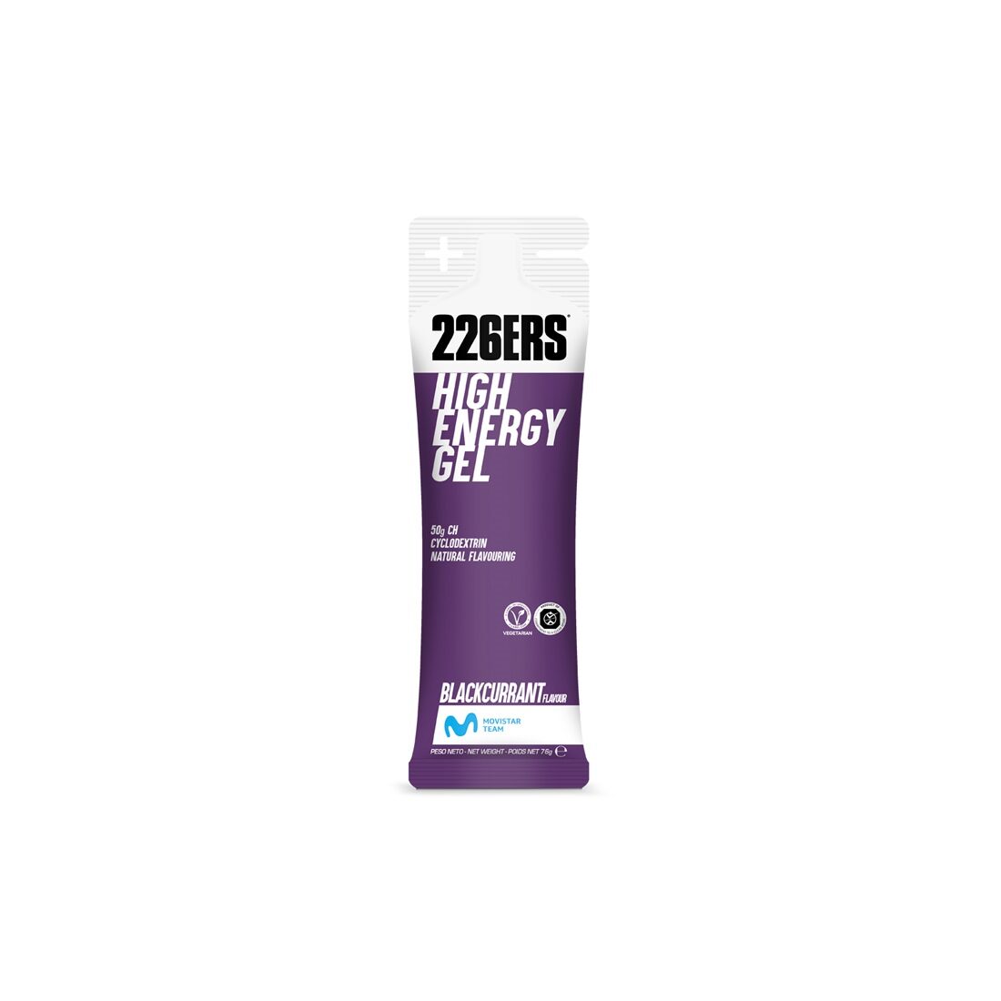 HIGH ENERGY GEL 76g - Energy Gel Blackcurrant