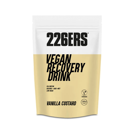 Vegan Recovery Drink Vanilla Custard 1000g front 226ers